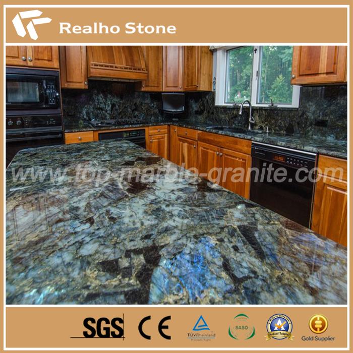 Leaca Eibhear Gorm Labradorite Grád Glas Do Countertops Agus Ballaí