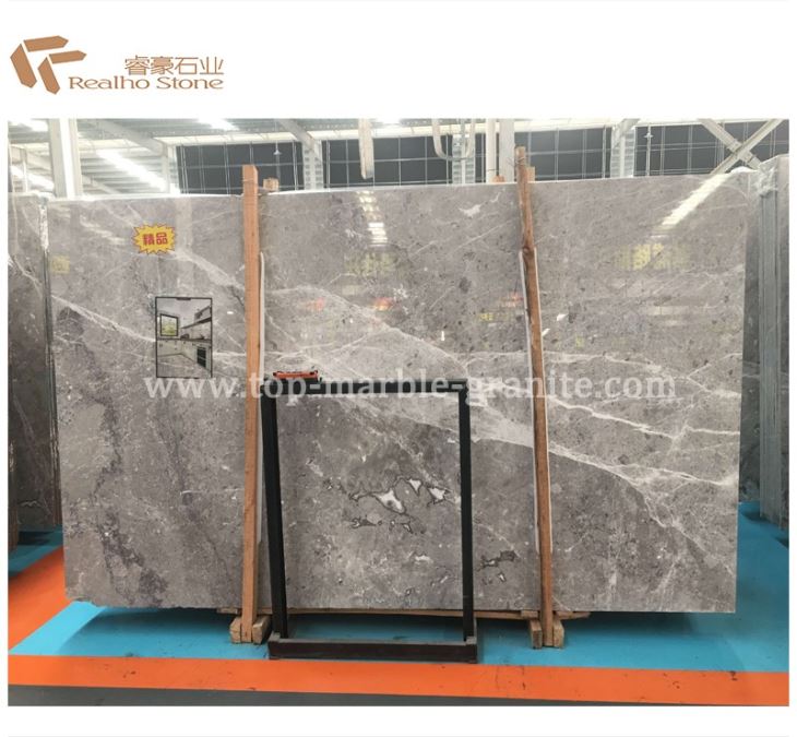 Hotel Project Athena Light Grey Marble Slabs