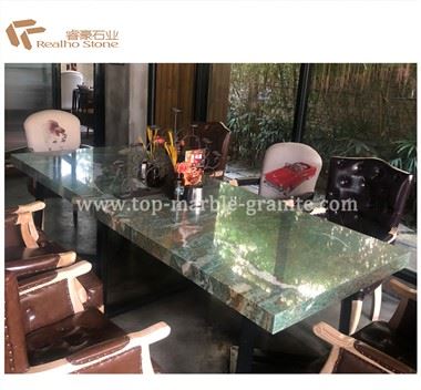 Countertops Marmar Glas Le haghaidh Tábla Itheacháin