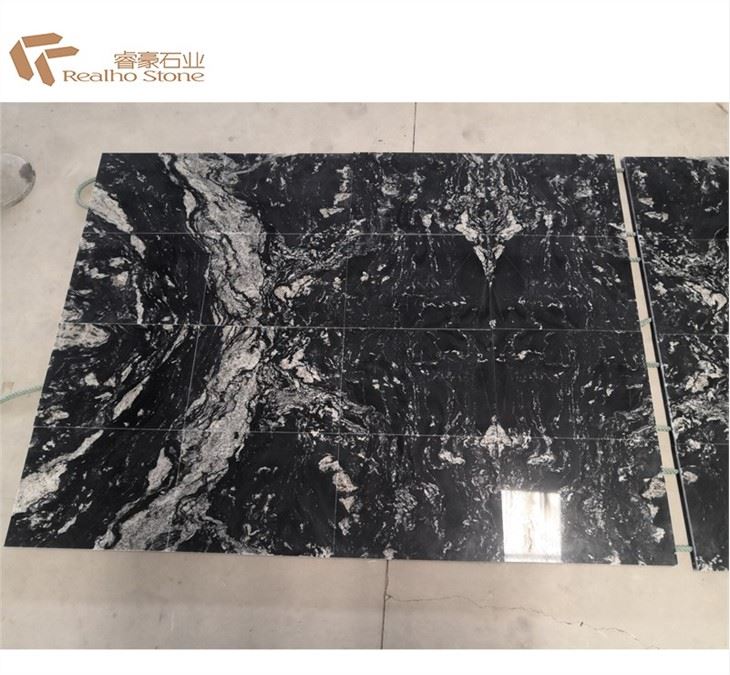 black granite tiles