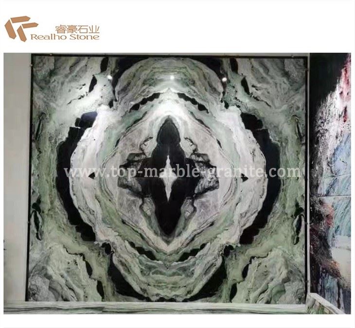 Green Marble Backgound Decoration