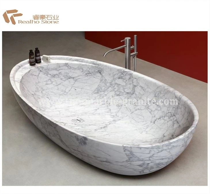 White Marble Bathtub