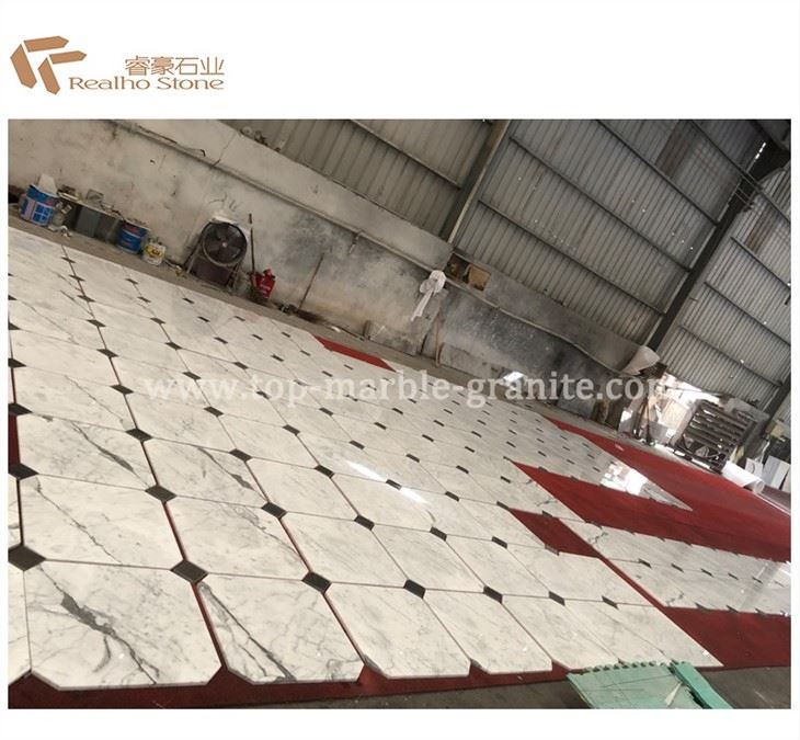 carrara white polished